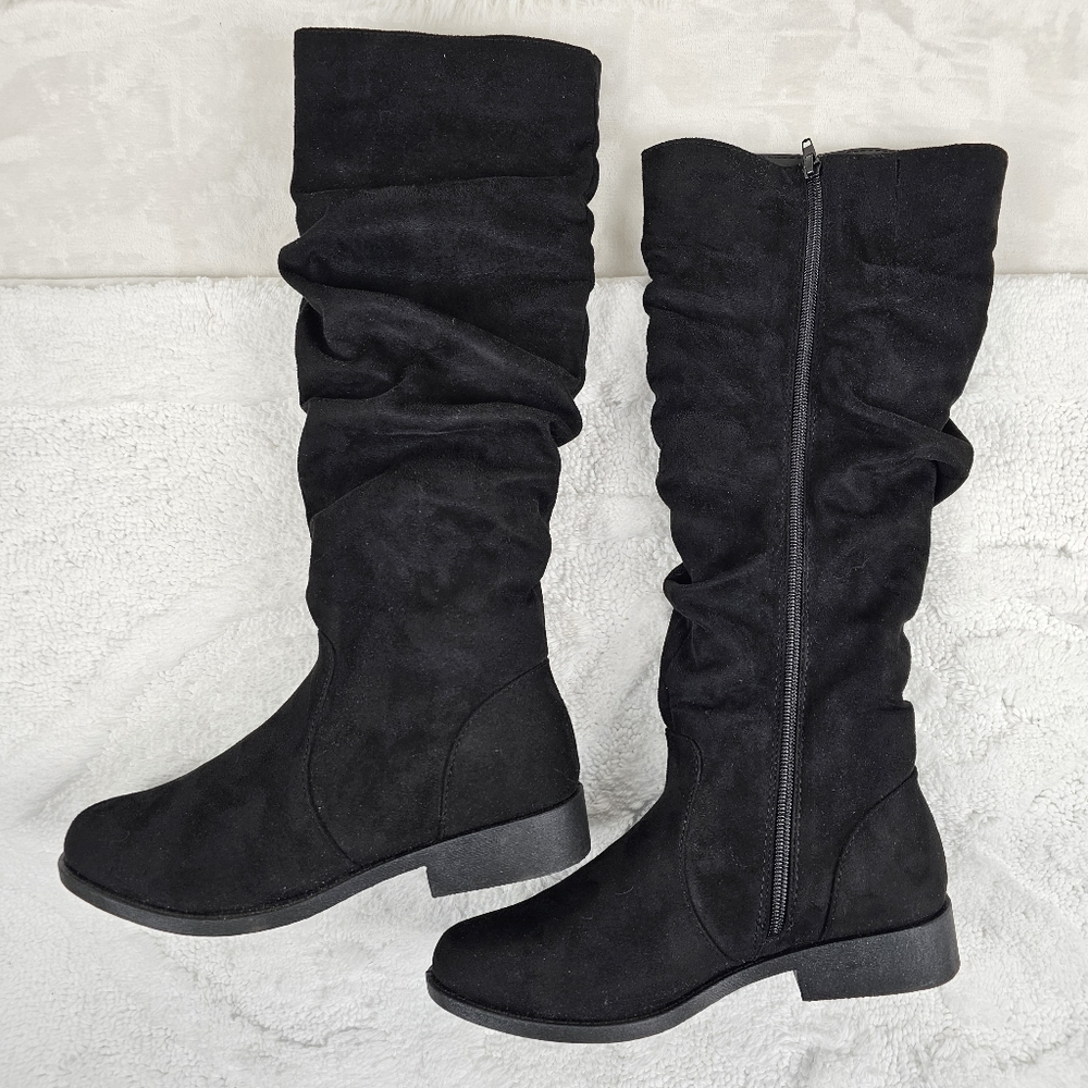 New Qupid Faux Suede Zion Boots